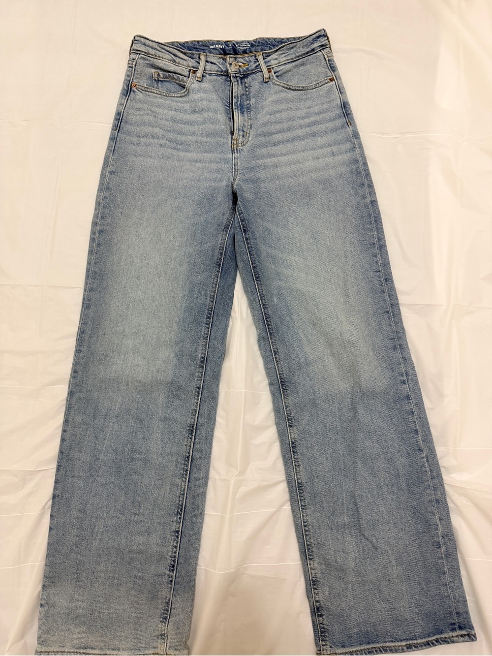 Old Navy Light Blue Wide Leg Jeans Tall 8 High Waisted